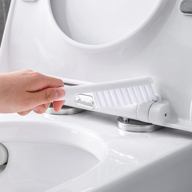 Wall Hanging Silicone Toilet Brush with Holder (No-Drip, Quick-Dry Design)